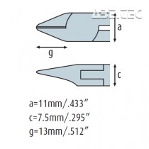 Boční kleště 3231HS02 s fasetou