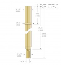Zásuvka pro testovací sondu, S 75.00-L