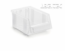 Stohovací zásobník 1015-1, 165 x 105 x 75 mm, transparentní