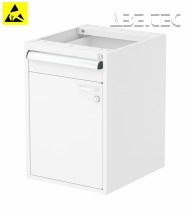 Ocelová skříňka 45/66, levá, se zámkem, standardní 60749111