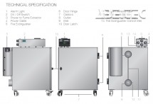 Samozhášecí inline předfiltr FireBOX 100 SS, nerez