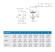 Klínová svěrka G1061-1E