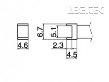 Pájecí tunel 5.1x4.6 T15-1001 