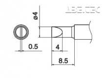 Pájecí hrot T15-D4