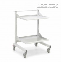 Treston - Průmyslový vozík Treston Multi Trolley M900, nízký, 2 police, TMTL9-001-41