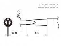  - Pájecí hrot HAKKO T39-DL32