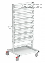 Treston - Vozík na stohovací zásobníky M750, 780x715x1630mm, BT-170B