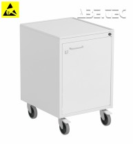 Treston - Ocelová skříňka 45/56, pravá, se zámkem, kolečka 60649308