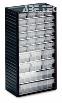 Treston - Skříň k ukládání malých součástek 550C-3, transparentní