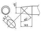  - Pájecí hrot HAKKO T33-SSBC5, Slim Type