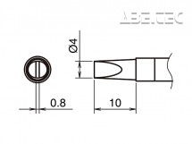  - Pájecí hrot HAKKO T39-D4