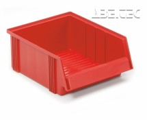  - Stohovací zásobník 3040-5, 400 x 310 x 156 mm, červený