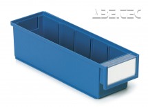 Treston - Policový zásobník 3010-6, 300 x 92 x 82 mm, modrý