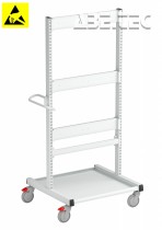 Treston - Vozík na policové skříňky M750, ESD, 780x715x1600mm, BT-550B ESD