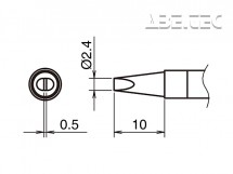  - Pájecí hrot HAKKO T39-D24