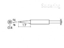  - Pájecí hrot 900S-T-1.2D (HS-2846)